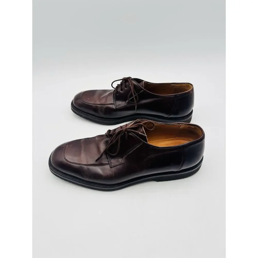 Vintage Mezlan Men’s Brown Leather Lace Up Derby Oxford Dress Shoes Size 10